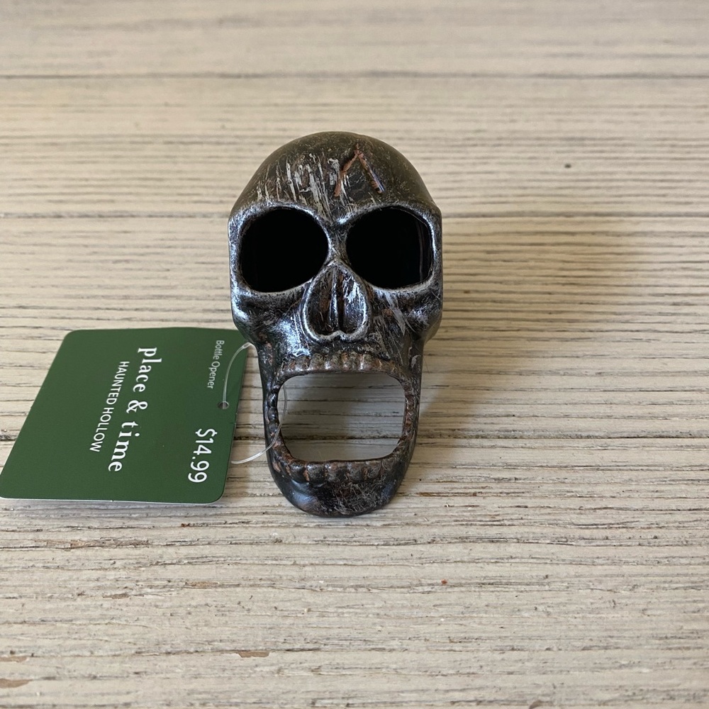 Skull bottle opener
